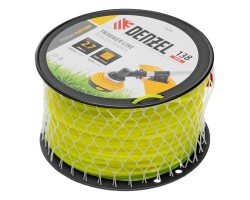 Леска для триммера квадрат, 2,7м х 138м, на DIN катушке FLEX CORD Denzel-foto2