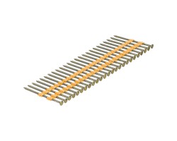 Гвозди для пнев. нейлера (крашен.) длина - 65 мм, диам. - 2,9 мм, 2000 шт. Denzel-foto2