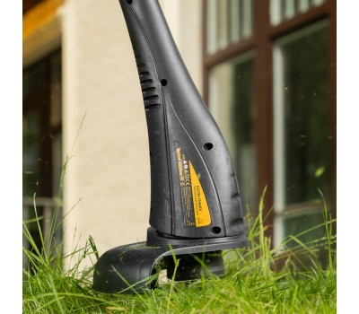 Триммер электрический TE-350, 350 Вт, 260 мм, катушка полуавтоматическая Denzel