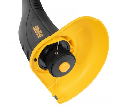 Триммер электрический TE-350, 350 Вт, 260 мм, катушка полуавтоматическая Denzel