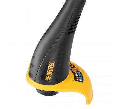 Триммер электрический TE-350, 350 Вт, 260 мм, катушка полуавтоматическая Denzel