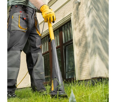 Триммер электрический TE-350, 350 Вт, 260 мм, катушка полуавтоматическая Denzel