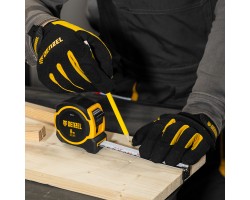 Рулетка 8м х 25мм, двухкомп. корпус, магнитный обрезиненный зацеп Denzel-foto9