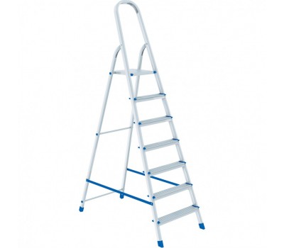 Стремянка, 7 ступеней, алюминиевая, Россия, Сибртех