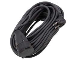 Удлинитель силовой 20 м, 16 А, тип УХз16, КГ 3 x 2.5 мм, 1 розетка, Сибртех