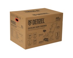 Бензиновая снегоуборочная машина SB 460 Sled, 99cc, лыжи ручной старт// Denzel-foto26