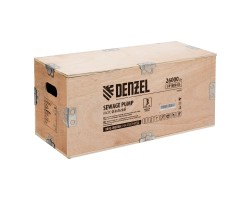 Фекальный насос FP1800-KS, 1800 Вт, напор 17 м, 26000 л/ч, нож-измельчитель Denzel-foto11