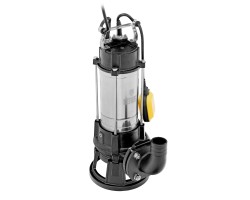 Фекальный насос FP1800-KS, 1800 Вт, напор 17 м, 26000 л/ч, нож-измельчитель Denzel-foto2