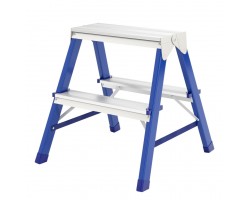 Стремянка двусторонняя 2 ступени, стальная, Россия, Сибртех