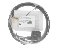 Шнур сетевой Energy Series, ПВС, 1,5 м, 3 x 1,5 мм, с неразборной вилкой, черный, Denzel-foto7