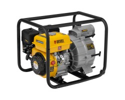 Мотопомпа бензиновая для грязной воды PX-80D7, 7 л.с., 3", 1300 л/мин, глуб 8 м,напор 30 м Denzel