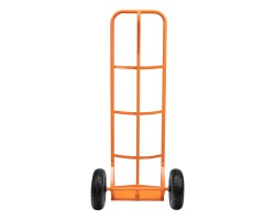 Тележка ручная двухколесная НТ1805, грузоподъемность 150 кг, пневматические колеса D 260 мм, платформа 350 х 235 мм Сибртех-foto3