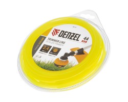 Леска для триммера, круглая 2.4 мм х 44 м, блистер Flex cord Denzel