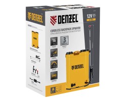 Опрыскиватель ранцевый аккумуляторный D-16LA, 16 л, 12 В, 8 Ач// Denzel Новинка-foto15