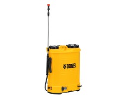 Опрыскиватель ранцевый аккумуляторный D-16LA, 16 л, 12 В, 8 Ач// Denzel Новинка