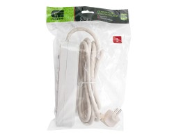 Удлинитель бытовой 3 м, 10A, тип УХз10, с заземлением и выключателем, 3 розетки, Сибртех-foto5