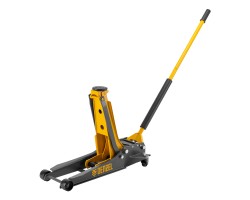 Домкрат гидравлический подкатной, 3 т, 85-610 мм, быстрый подъем, низ. подхват, проф, SUV Denzel