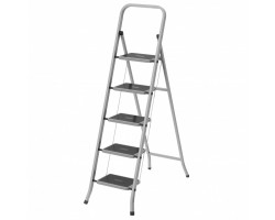 Стремянка 5 ступени, с резиновыми ковриками, Россия Сибртех