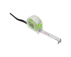 Рулетка Кварц,прозрачный корпус,амортизатор,5 м х 25 мм Сибртех-foto3