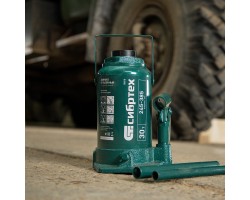 Домкрат гидравлический бутылочный, 30 т, 245-385 мм Сибртех-foto12