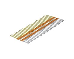 Гвозди для пнев. нейлера (оцинк.) длина - 75 мм, диам. - 3,05 мм, 2000 шт. Denzel-foto2