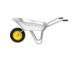 Тачка садовая, грузоподъемность 90 кг, оцинк. рама, объем 65 л Сибртех-foto5