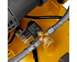 Компрессор безмасл. малошумный DLP-3000/100, 3 кВт, 2х1,5 кВт,100 л, 2850 об/мин,500 л/мин Denzel-foto12