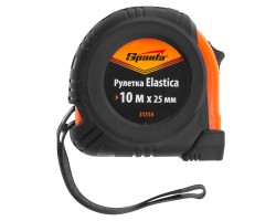 Рулетка Elastica,10 м х 25 мм,обрезиненный корпус Sparta-foto4