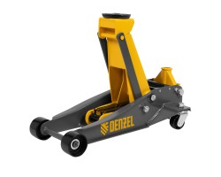 Домкрат гидравлический подкатной, 3 т, 125-470 мм, быстрый подъем, проф. Denzel-foto5