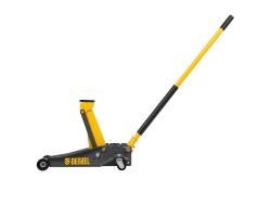 Домкрат гидравлический подкатной, 3 т, 125-470 мм, быстрый подъем, проф. Denzel-foto4