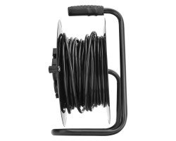 Удлинитель силовой 20 м, 16А, тип УХз16, ПВС 3 x 2.5 мм, на стальной катушке, 4 розетки Сибртех-foto4