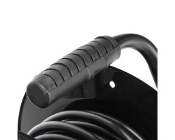 Удлинитель силовой 20 м, 16А, тип УХз16, ПВС 3 x 2.5 мм, на стальной катушке, 4 розетки Сибртех-foto6