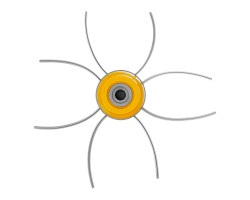 Головка триммерная универсальная, алюминиевый корпус, леска до 4 мм Denzel-foto2