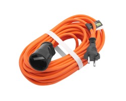 Удлинитель-шнур силовой 15 м, 10A, тип УХ10, 1 розетка, Сибртех