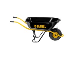 Тачка строительная, усиленная, объем 130 л, 230 кг, колесо 15х6.00-6 Denzel-foto6