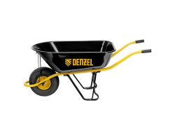 Тачка строительная, усиленная, объем 130 л, 230 кг, колесо 15х6.00-6 Denzel-foto5