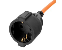 Удлинитель-шнур силовой Garden Series, ПВС, 10м, 1 розетка 3 x 1,5 мм, Denzel-foto4