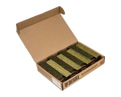 Гвозди для пнев. нейлера (крашен.) длина - 50 мм, диам. - 2,9 мм, 2000 шт. Denzel