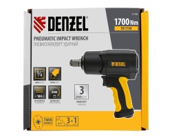 Ударный пневмогайковерт IW1700, 3/4", 8500 об/мин, 1700 Нм Denzel-foto5