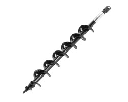 Шнек для грунта ER-80, диаметр 80 мм, длина 800 мм,соединение 20 мм, съемный нож Denzel 