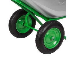 Тачка садово-строительная 2-х колесная, грузоподъемность 230 кг, объем 90 л Сибртех-foto9