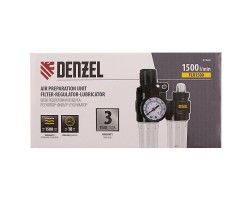 Блок подготовки воздуха регулятор-фильтр-лубрикатор FLR1500, 10 бар, 1500 л/мин, 1/4" Denzel-foto6