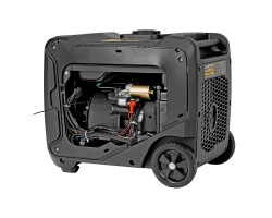 Генератор инверторный GS-4500iSE, 4,5 кВт, 230 В, закрытый корпус, электростартер DENZEL-foto28