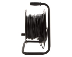 Удлинитель силовой 40 м, 10А, тип УХ10, ПВС, на кабельной катушке, 4 розетки без заземления Сибртех-foto3