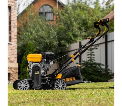 Скарификатор-аэратор бензиновый SAG-400, 212 см3, -15/+10 мм, 40 см Denzel