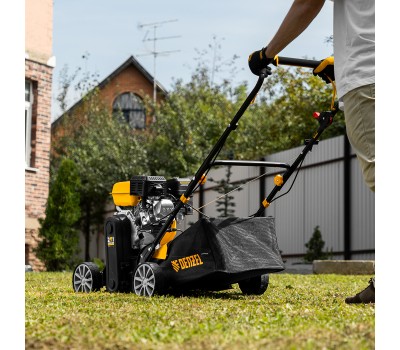 Скарификатор-аэратор бензиновый SAG-400, 212 см3, -15/+10 мм, 40 см Denzel