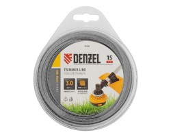 Леска для триммера двухкомпонентная зубчатый квадрат, 3,0мм х 15м, блистер EXTRA CORD Denzel-foto4
