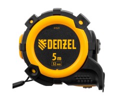Рулетка 5м х 32мм, автоматич. фиксац., нейлон. покрытие, магнит. зацеп, двухстор. разметка Denzel-foto3