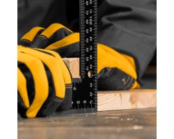 Угольник, 200 х 300 мм, алюминиевый, лазерная гравировка Denzel-foto9