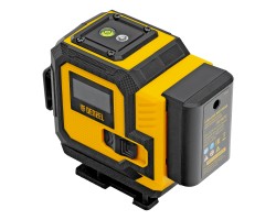 Лазерный уровень мультипризменный DLV-360-3T, 30 м, зеленый луч, Li-Ion 2,4 Aч, штатив // Denzel-foto7
